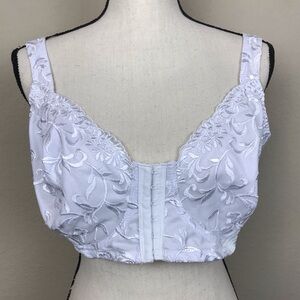 NWOT Valmont Front Closure Bra 44D Wireless No Padding